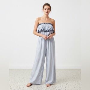 Jessica Simpson Light Blue Wide Leg Jumpsuit